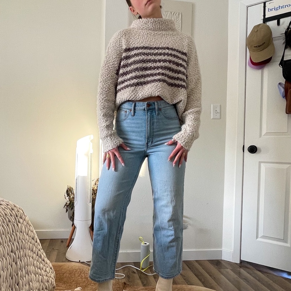 Love Stitch Callie Stripe Cozy Sweater